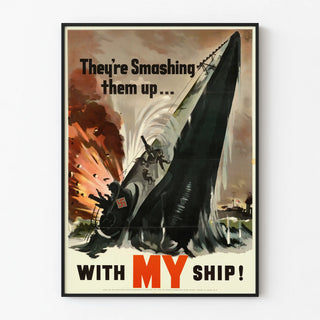 theyre-smashing-them-up-with-my-ship