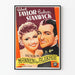 Vintage filmposter Mannen hon älskade Robert Taylor en Barbara Stanwyck
