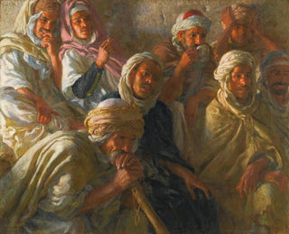 Spectateurs admirant une danseuse - Étienne Dinet — artwork view