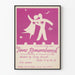 Poster Time Remembered - Vintage romantische wanddecoratie