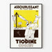 Vintage Poster Tiodine Verzachtende voor harde stoffen