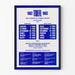 Vintage Poster TOEFL 1982-1983 - Examencalender Engels