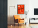 Vintage Tonic Poster with Rock Illustration and Orange Bottle