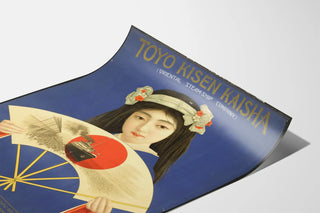 toyo-kisen-kaisha-oriental-steam-ship-company-woman-with-a-fan