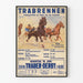 Vintage Poster of the Trotting Race at Trabrenn-Platz in Prater
