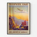 Vintage poster van Transpacific Flight van Pan American Airways