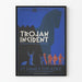 Poster Trojaans Incident Theater - Klassieke Muurdecoratie