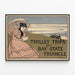 Vintage poster Trolley Trips on a Bay State Triangle — ingelijst kunstwerk aan de muur