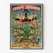 Vintage poster Troupe Edouardo Soirée Chez le Colonel