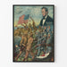 Patriottische Poster True Sons of Freedom met Abraham Lincoln