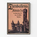 Vintage poster of medieval festival Turnhallens 1904
