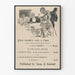 Vintage poster of Two Women and a Fool with black and white illustration