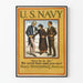 Vintage U.S. Navy recruitment poster