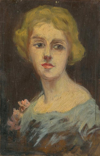 udovt Pitthordt - Portrait of a Woman in SkyBlue Dress.webp
