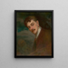 Zelfportret - Ludovit Pitthordt — ingelijst kunstwerk aan de muur