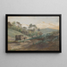 Vallée forestière avec des rondins de bois - Ludovit Ordok — ingelijst kunstwerk aan de muur