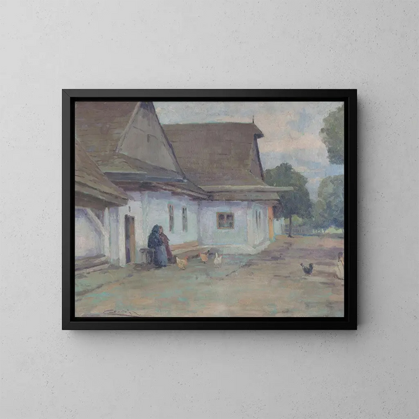 Esthetisch schilderij - Ludovit Ordok — ingelijst kunstwerk aan de muur