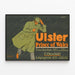 Vintage fashion poster Ulster Prince of Wales — framed artwork on a wall