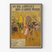 Vintage poster of a gang dance in high society