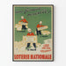 Vintage poster Nationale Loterij - Een nieuwe formule