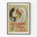Vintage carnival poster of young artists 1904