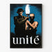 Wall Poster of Unity with Soldier and Worker Holding a Torch