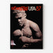 Poster Sculpture Boxer in Clay USA 87