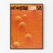Vintage USA poster 58 retro orange graphic