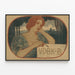 Vintage Poster Veren van Duitse Beeldende Kunstenaars 1897 — ingelijst kunstwerk aan de muur