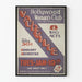 Vintage Poster Vaudeville Hollywood Vrouwenclub