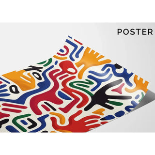 Pop Art Poster - Handbewegung