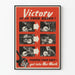 Vintage Poster Victory Is In Your Hands voor Muurdecoratie
