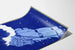 Poster Blauw Zeilboot en Sterrennacht