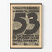 Duitse protestposter uit de jaren 50 met opvallige typografie