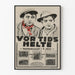 Vintage poster Vor Tids Helte - 1920s cinema poster