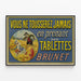 Vintage Brunet Tablets Advertising Poster — framed artwork on a wall