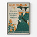Vintage Roman Poster Walled In by Elizabeth Stuart Phelps
