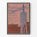 Vintage affiche van een kunsttentoonstelling uit 1897 in Hannover