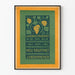 Vintage poster of the Weinrestaurant Zum Kunstgewerbehaus