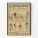Vintage poster on the safety of professional work attire