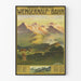 Vintage Poster Wengernalp Railway Bernese Oberland - Scheidegg Station