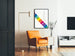 Colorful Quote Poster "What Is Lovely Never Dies"