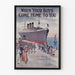 Retro Wall Poster « When Your Boys Come Home to You »