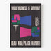 Wall Poster Whose Business is Survival - Graphic Style and Visual Impact