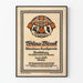 Vintage poster van kunsttentoonstelling Wilna Minsk 1918
