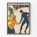 Vintage Poster Winter in Davos - Figure Skating