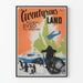 Vintage Poster Adventure in Admiral Byrd's Land at the South Pole