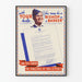 Vintage poster voor de Canadese luchtvaartproductie