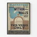 Vintage Theater Poster Within These Walls