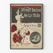 Vintage Poster Zonder Tinten van Liefde - Bloemen- en Portretillustratie